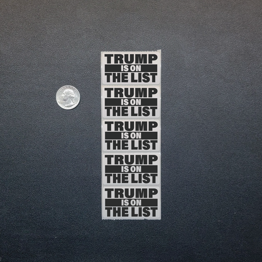 On The List - Bulk Stickers 25-250 Pack