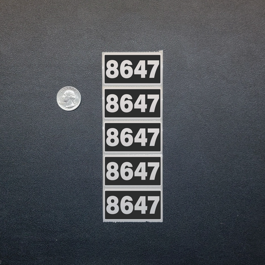 8647 - Bulk Stickers 25-250 Pack