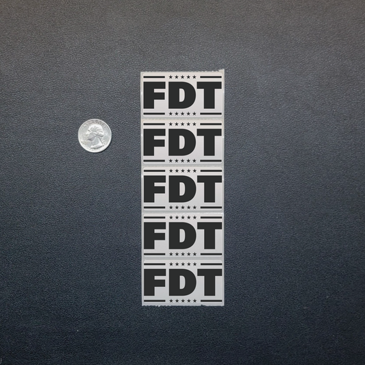 FDT - Bulk Stickers 25-250 Pack
