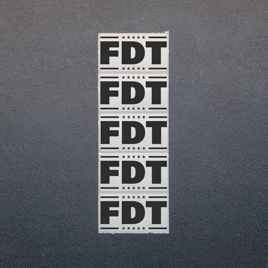 FDT - Bulk Stickers 25-250 Pack