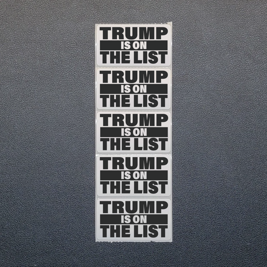 On The List - Bulk Stickers 25-250 Pack