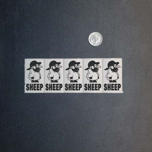 47 SHEEP - Bulk Stickers 25-250 Pack